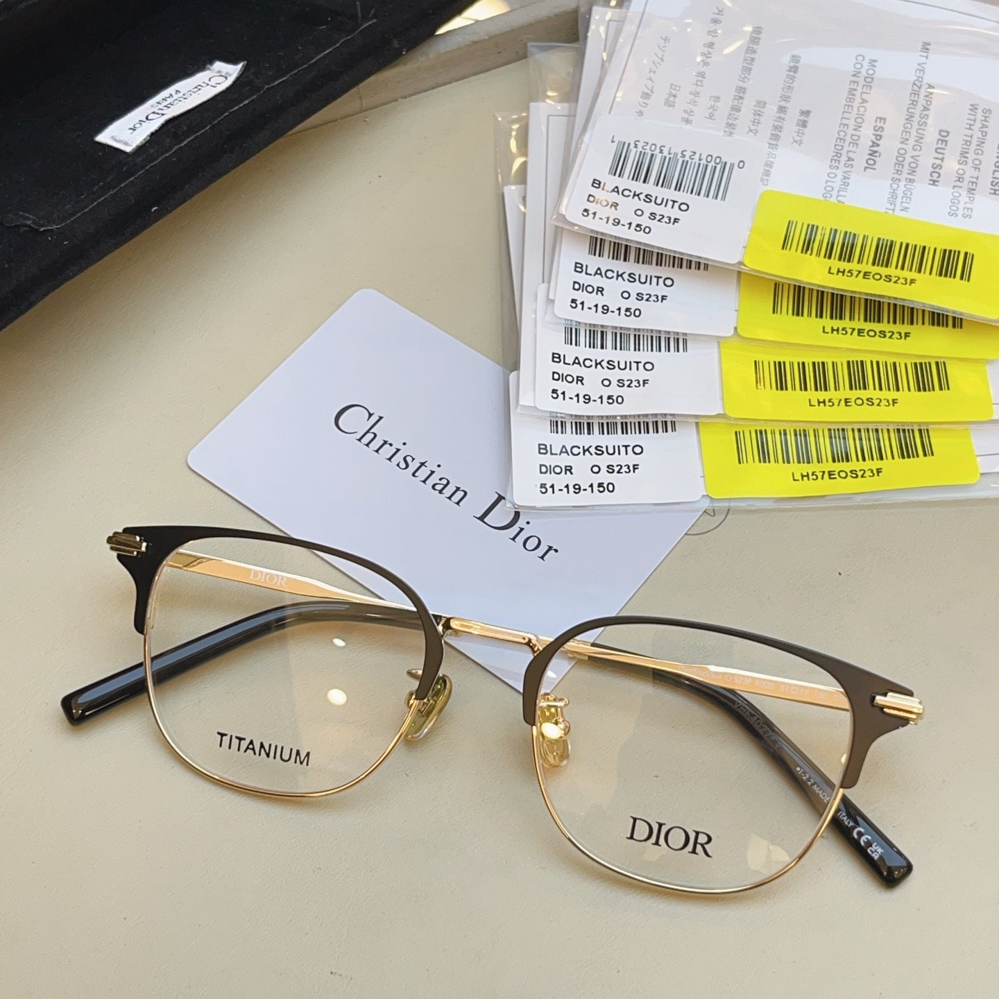 Dior DIOR Titanium Fashion Silver Lens Sunglasses for Men & Women - detail image 2