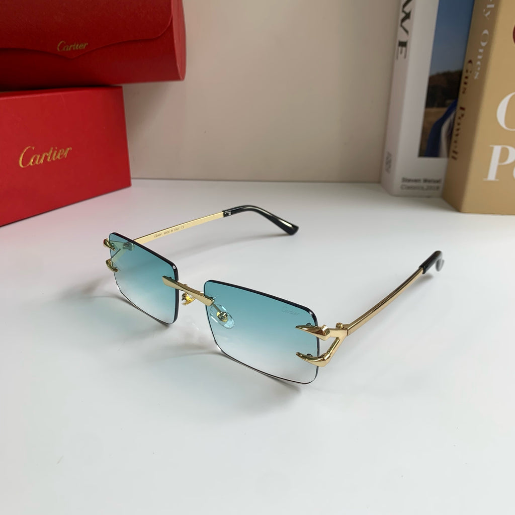 Cartier Square Silver Lens Sunglasses for Men & Women - 465830 - detail image 2