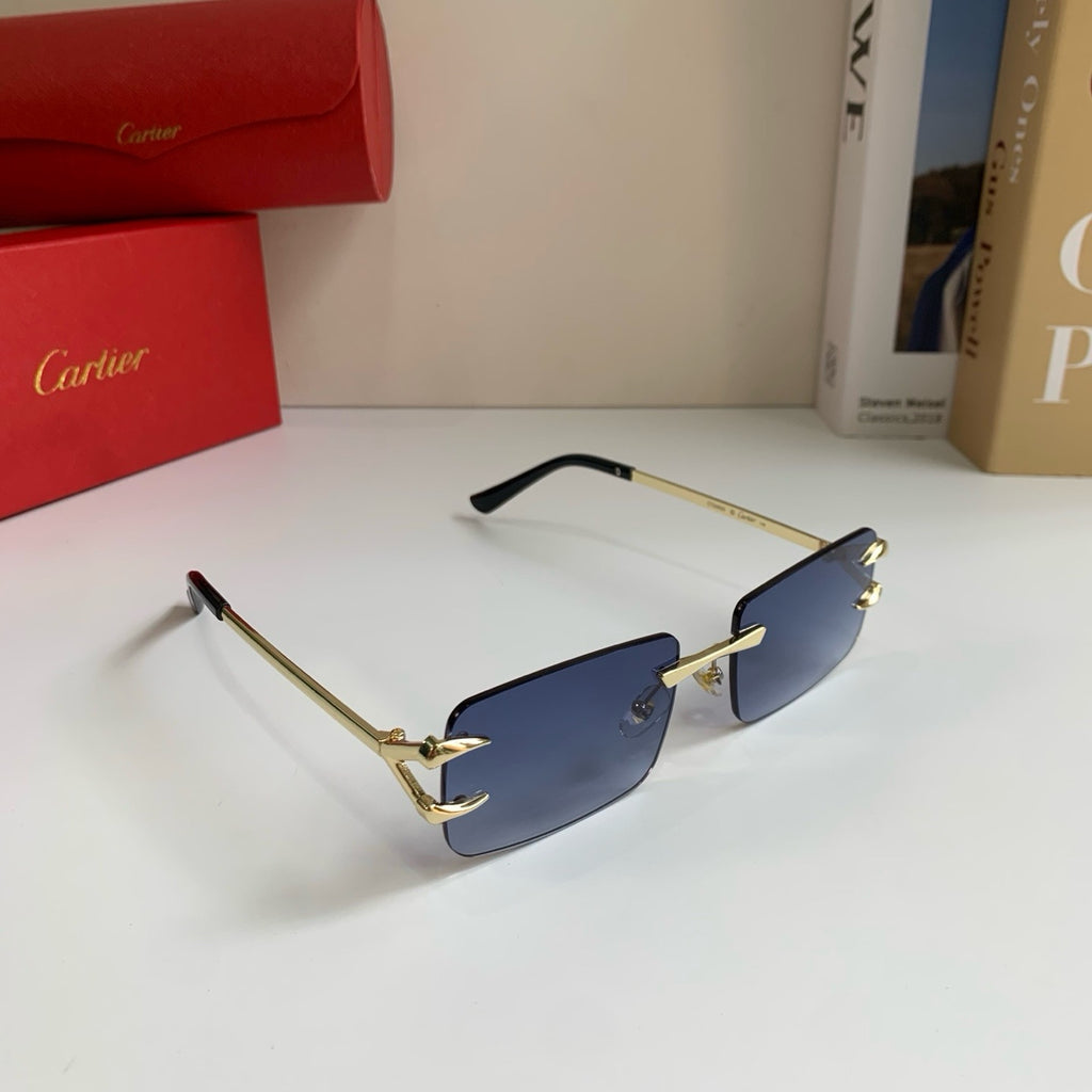 Cartier Square Silver Lens Sunglasses for Men & Women - 465832