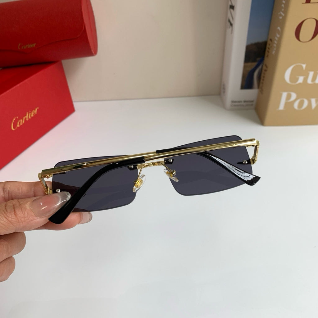 Cartier Square Silver Lens Sunglasses for Men & Women - 465834 - detail image 7