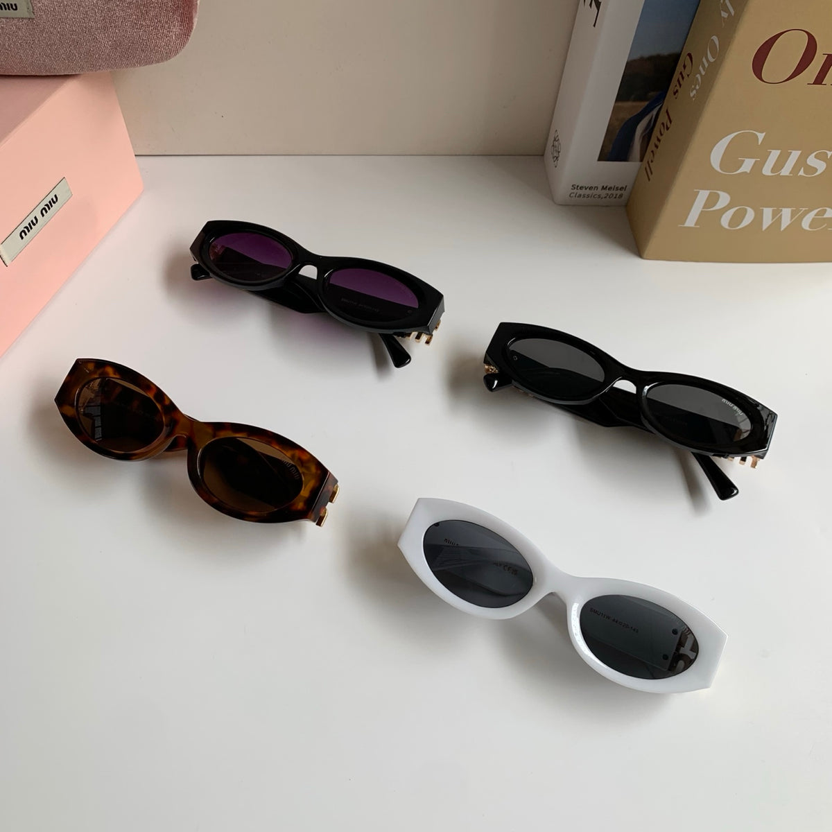 Miu Miu Fashion Silver Lens Sunglasses for Men & Women - 466086 - detail image 9