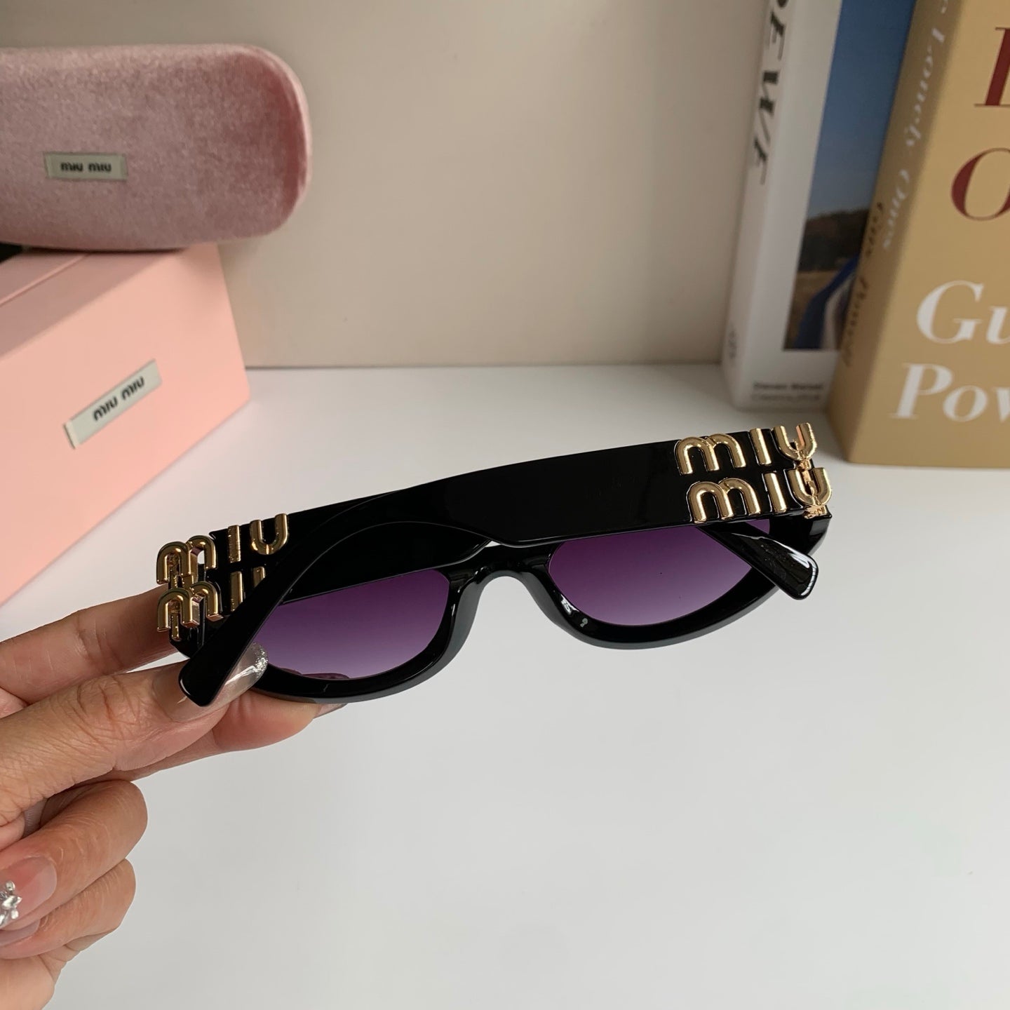 Miu Miu Fashion Silver Lens Sunglasses for Men & Women - 466086 - detail image 6