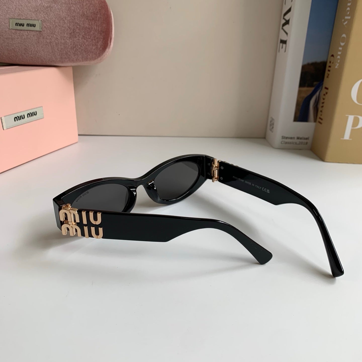 Miu Miu Fashion Black Lens Sunglasses for Men & Women - 466088 - detail image 6