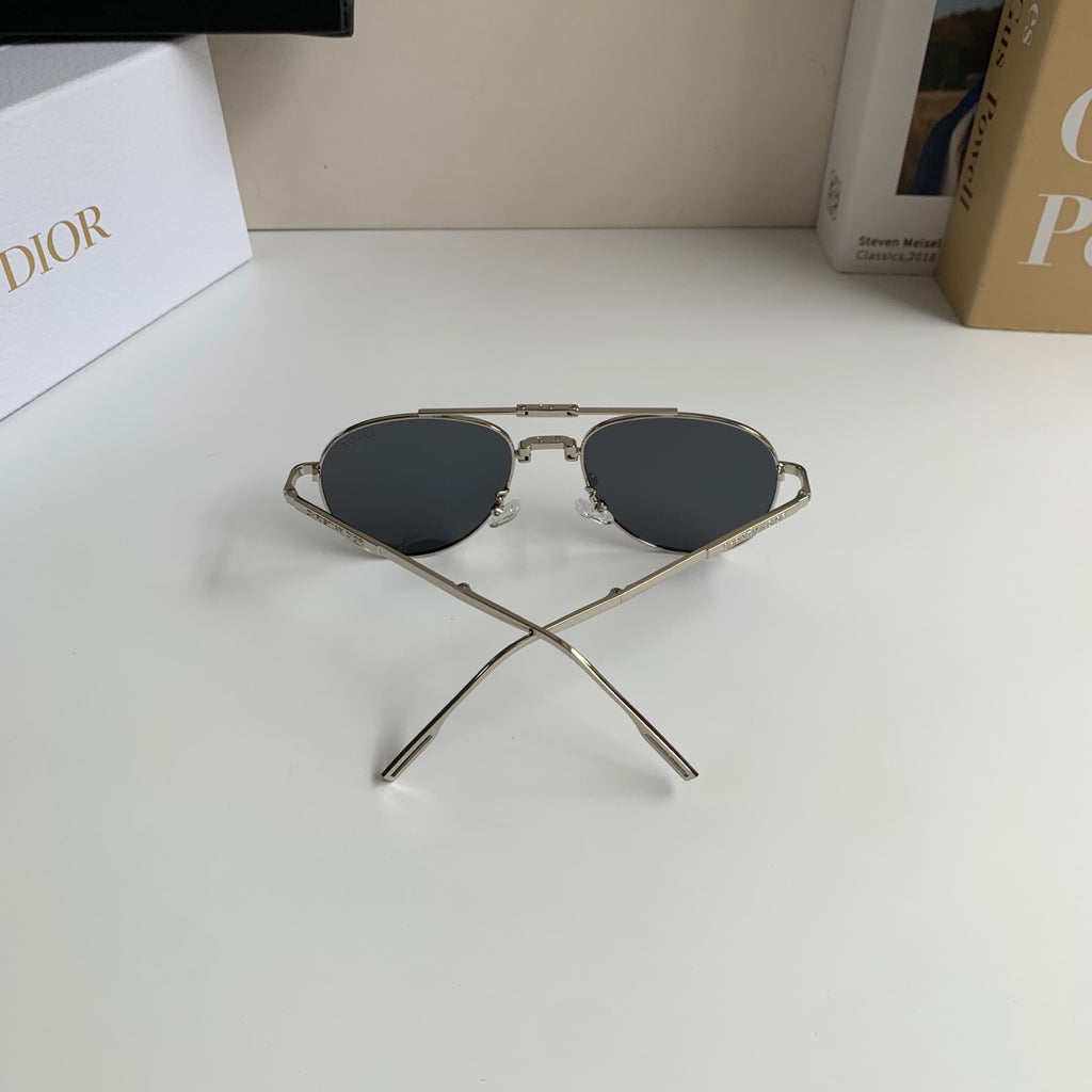 Dior Polarized Metal Fashion Silver Lens Sunglasses for Men & Women - 465410 - detail image 8
