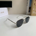 Dior Polarized Metal Fashion Silver Lens Sunglasses for Men & Women - 465410