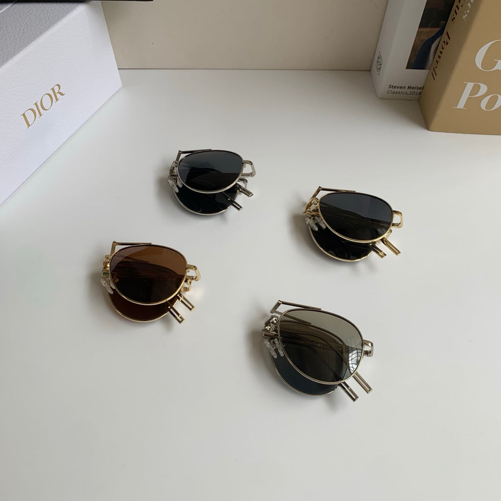 Dior Polarized Metal Fashion Silver Lens Sunglasses for Men & Women - 465410 - detail image 10