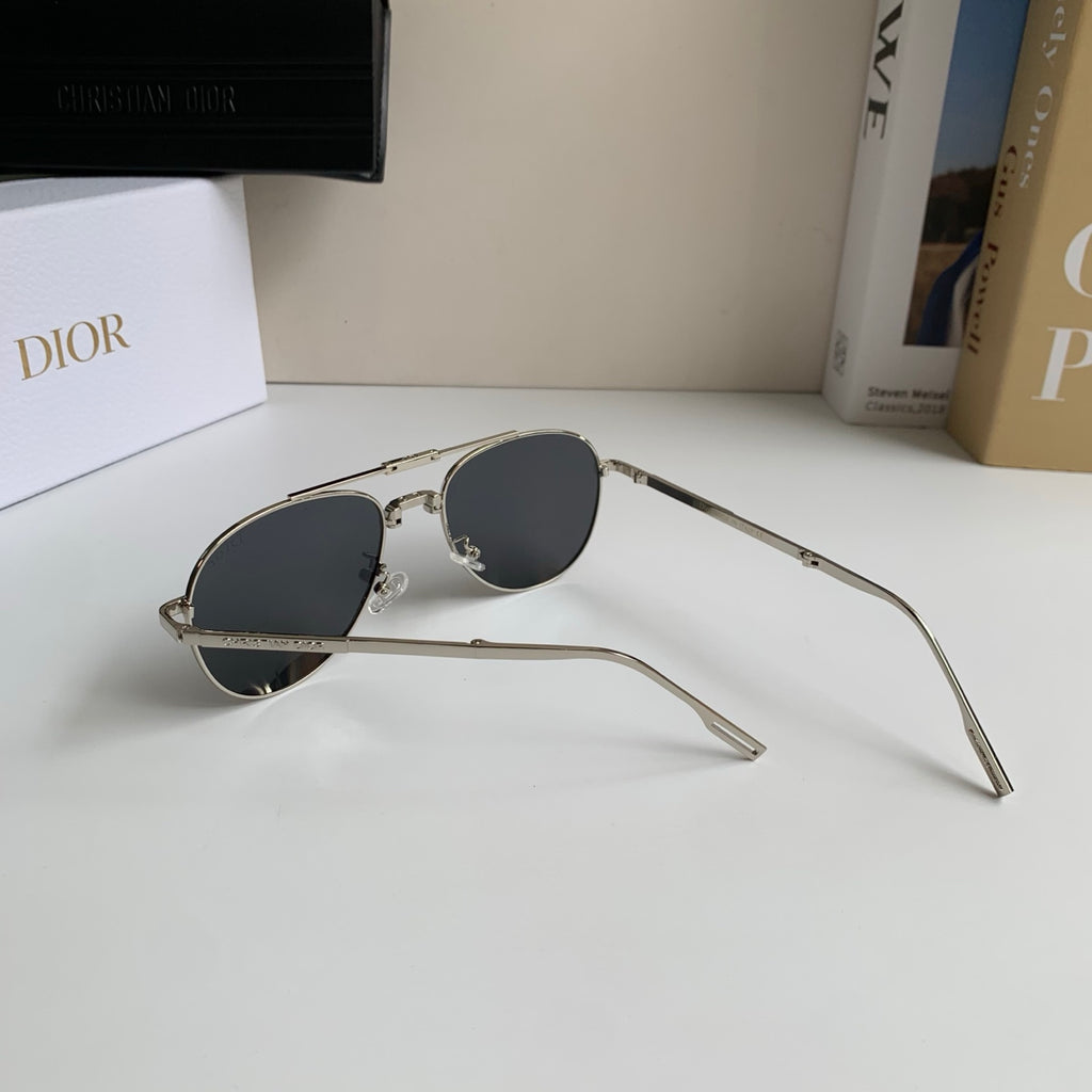 Dior Polarized Metal Fashion Silver Lens Sunglasses for Men & Women - 465410 - detail image 6