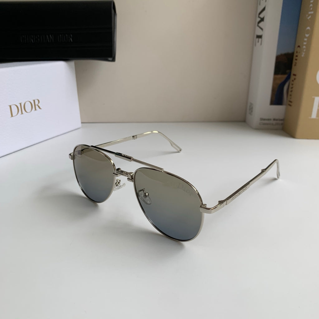 Dior Polarized Metal Fashion Silver Lens Sunglasses for Men & Women - 465411 - detail image 2