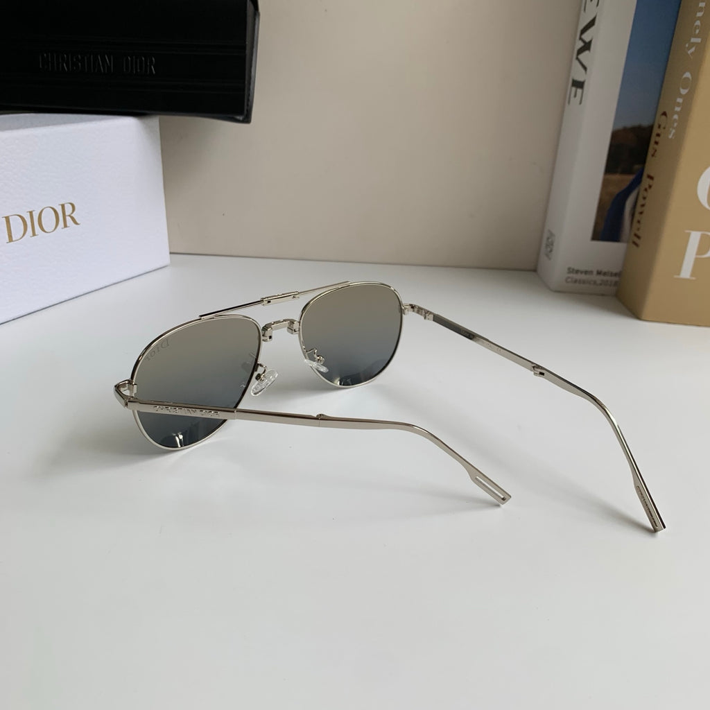 Dior Polarized Metal Fashion Silver Lens Sunglasses for Men & Women - 465411 - detail image 6