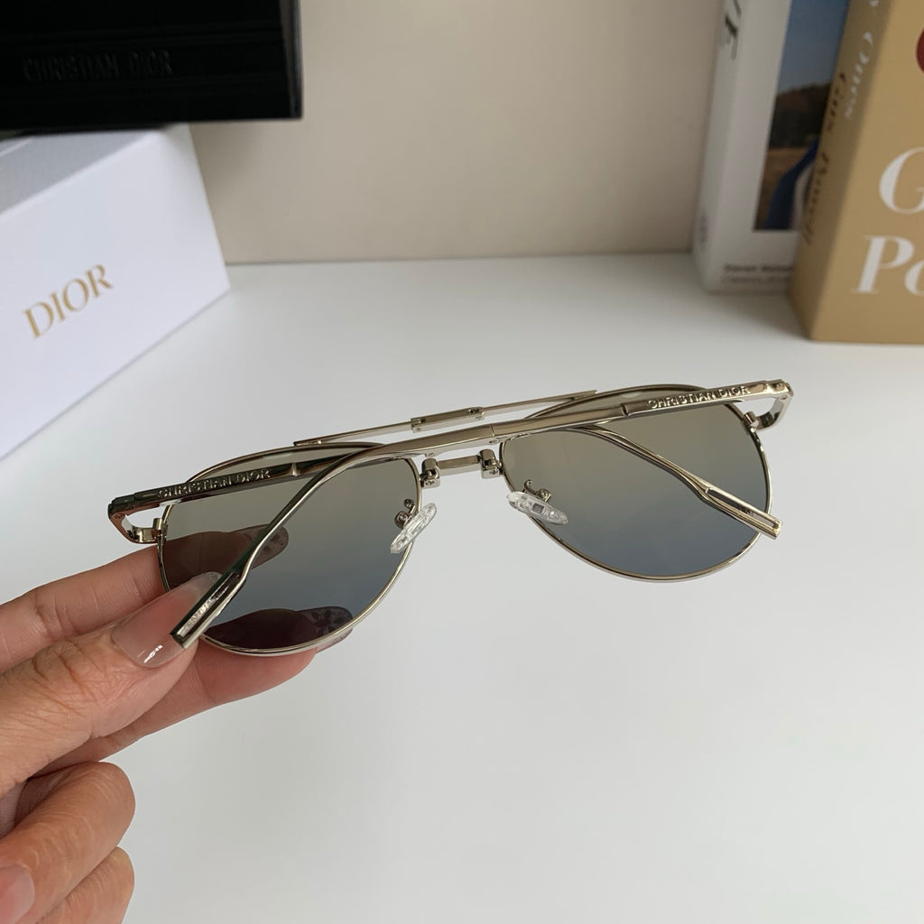 Dior Polarized Metal Fashion Silver Lens Sunglasses for Men & Women - 465411 - detail image 8