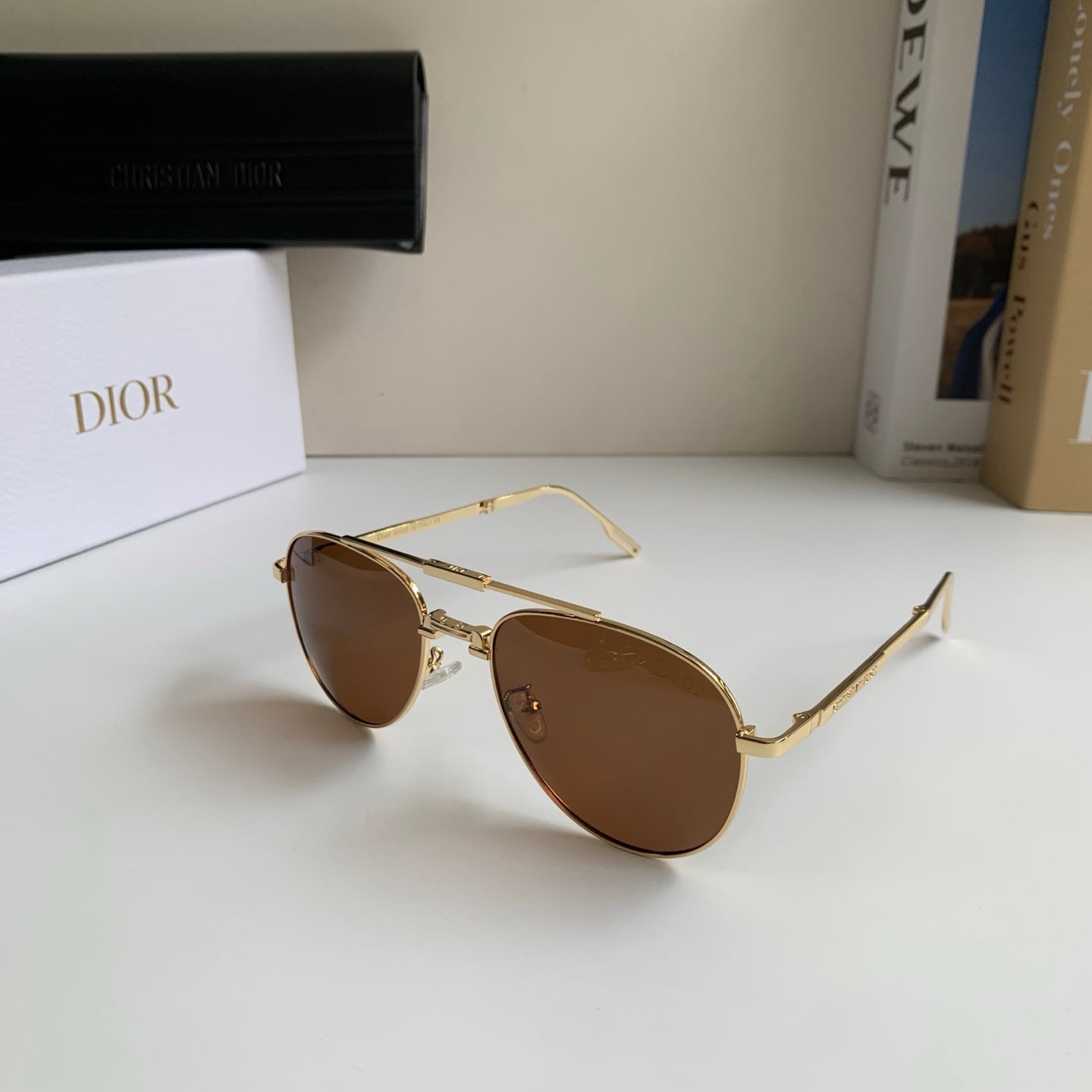 Dior Polarized Metal Fashion Silver Lens Sunglasses for Men & Women - 465412 - detail image 2