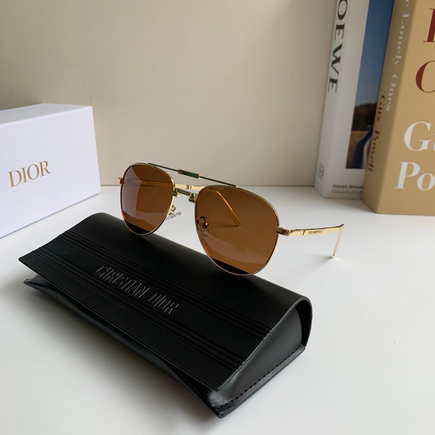 Dior Polarized Metal Fashion Silver Lens Sunglasses for Men & Women - 465412 - detail image 4