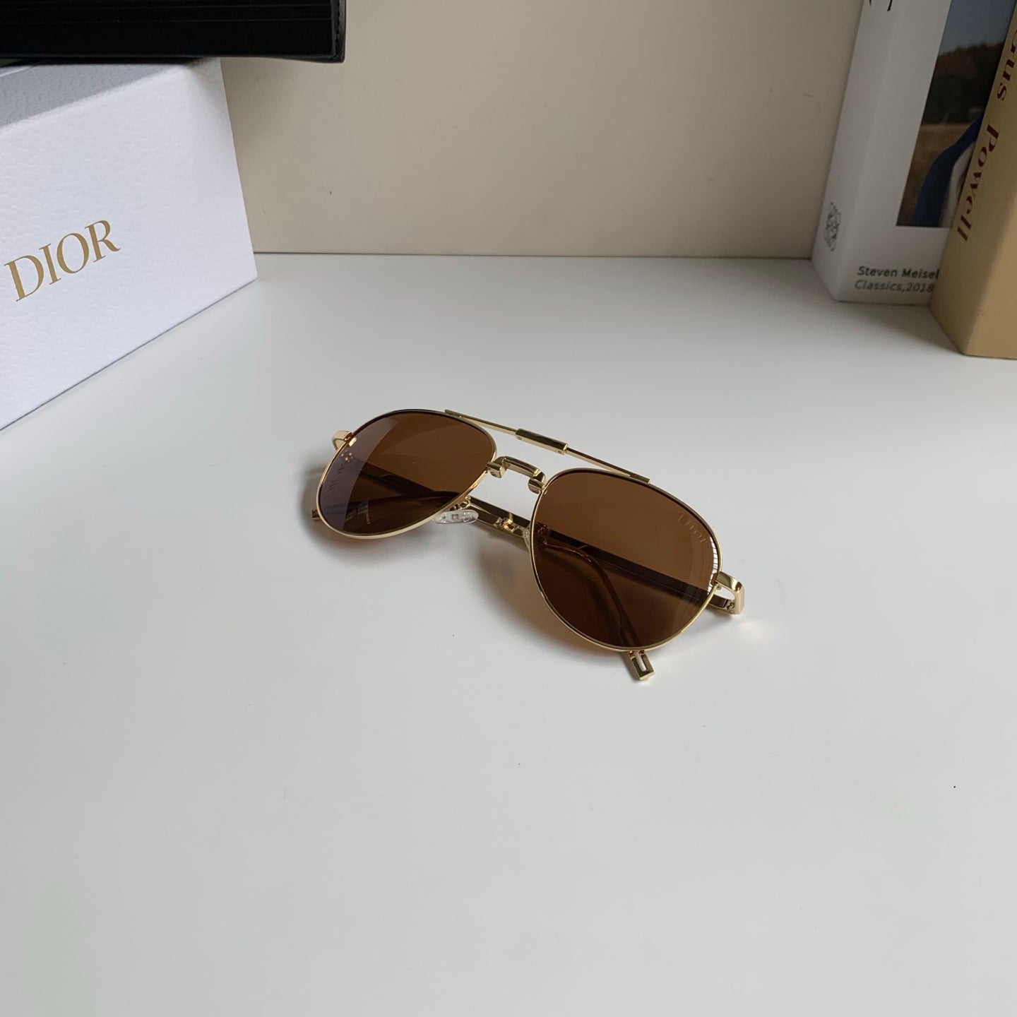 Dior Polarized Metal Fashion Silver Lens Sunglasses for Men & Women - 465412 - detail image 3