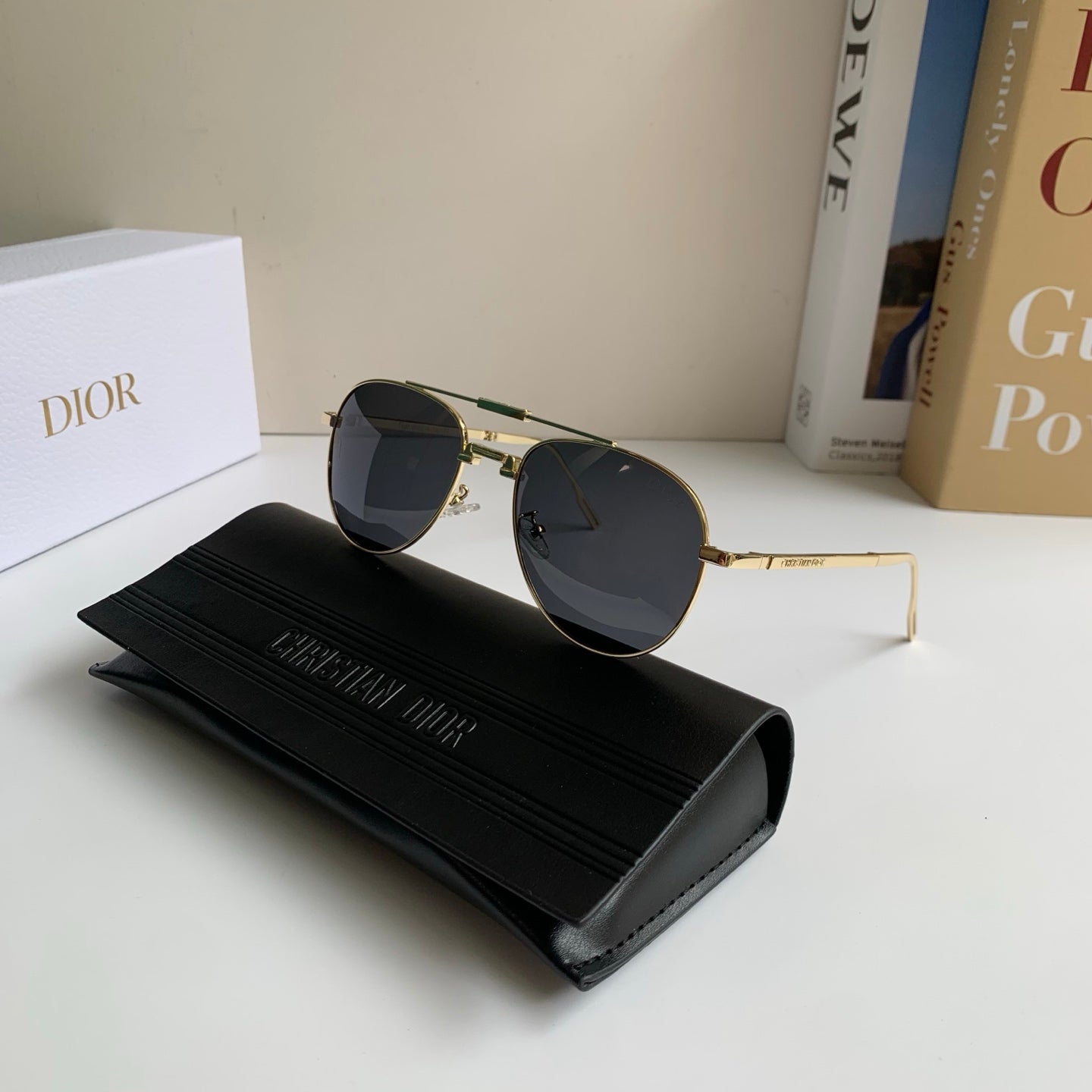 Dior Polarized Metal Fashion Silver Lens Sunglasses for Men & Women - 465413 - detail image 4