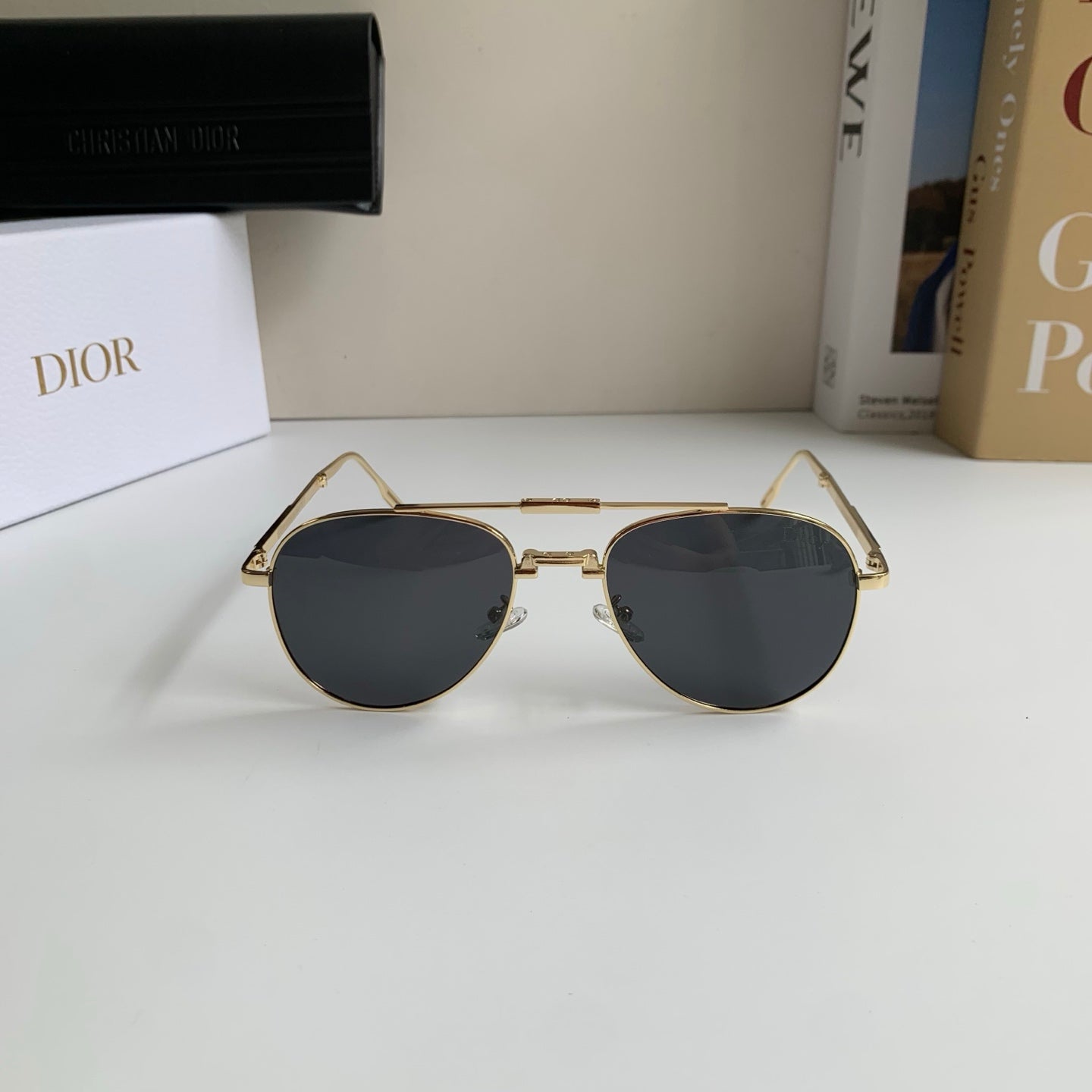 Dior Polarized Metal Fashion Silver Lens Sunglasses for Men & Women - 465413 - detail image 5