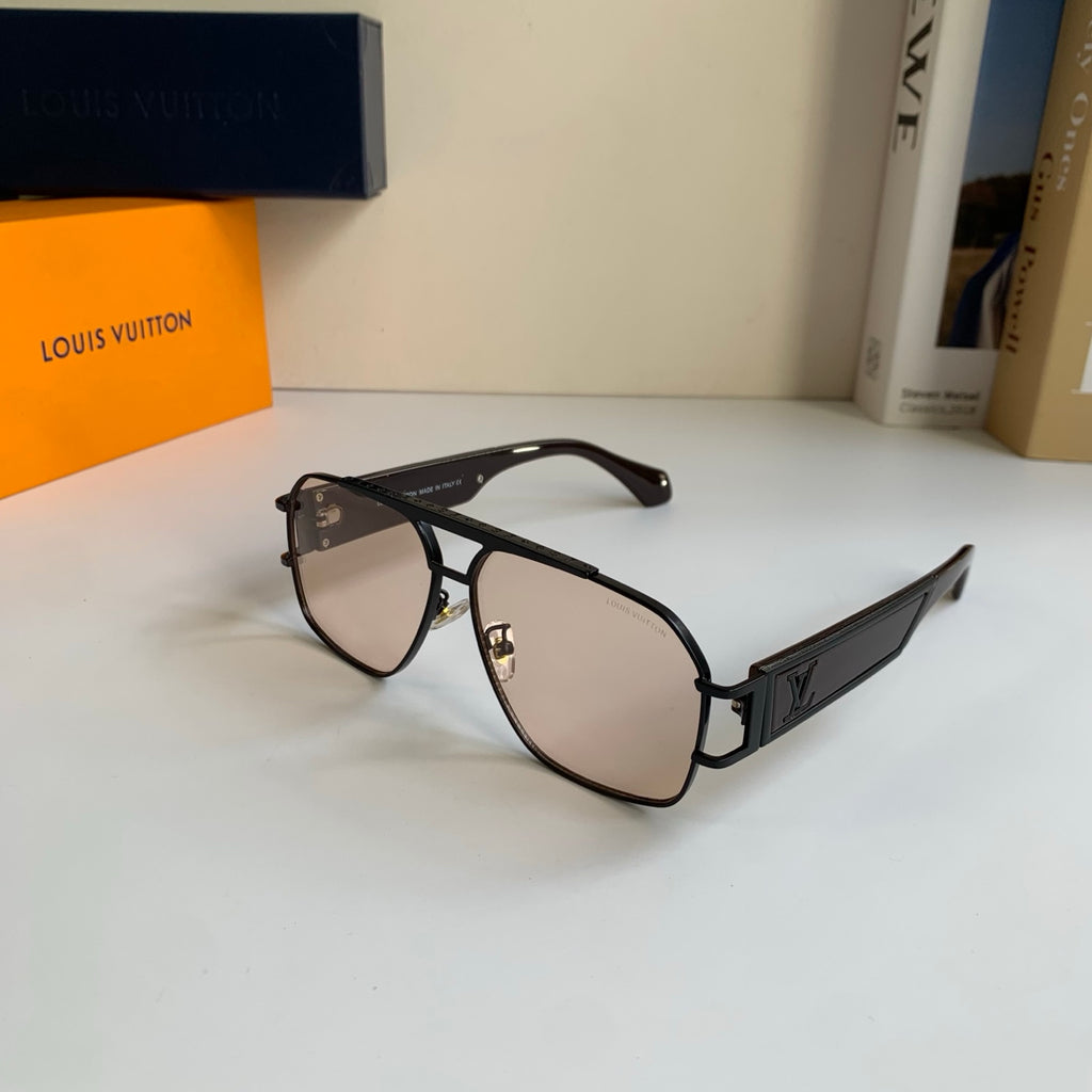 Louis Vuitton Metal Aviator Silver Lens Sunglasses for Men & Women - 493135 - detail image 2
