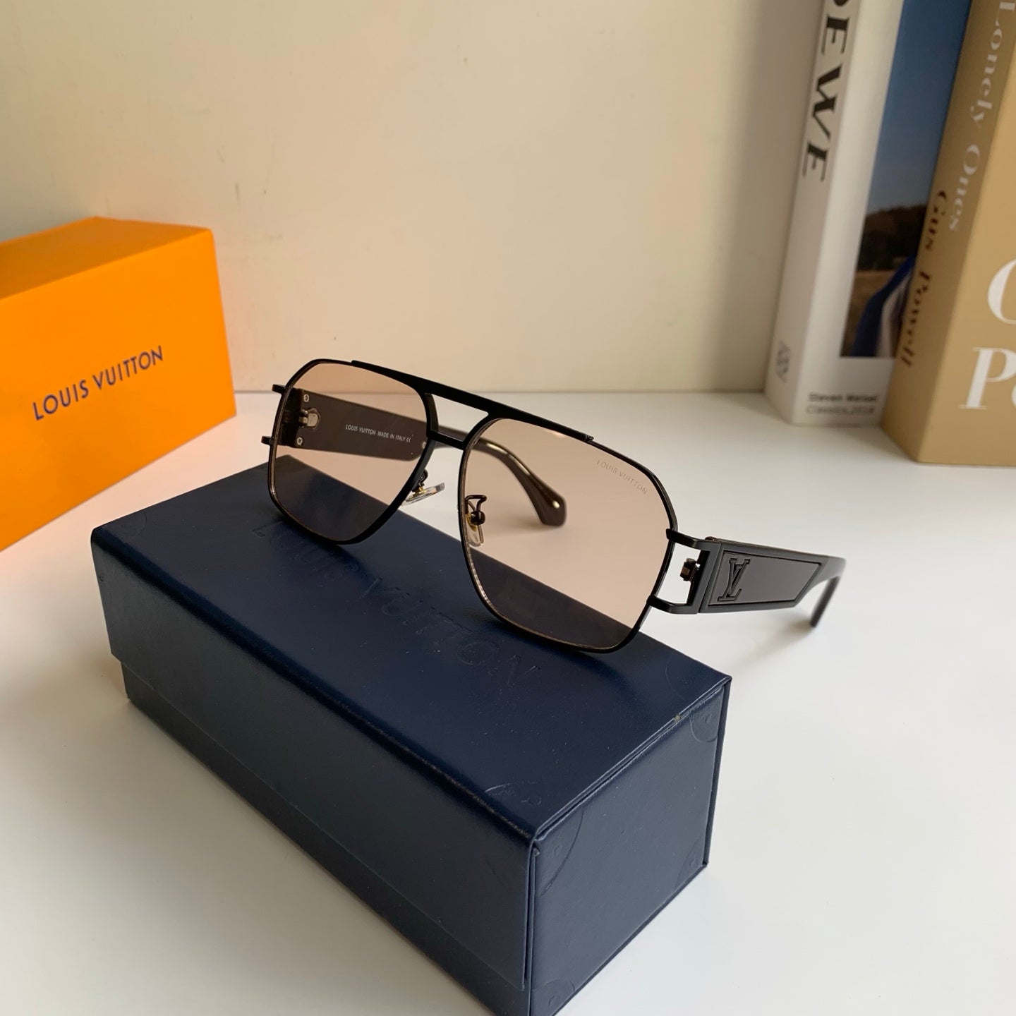 Louis Vuitton Metal Aviator Silver Lens Sunglasses for Men & Women - 493135 - detail image 5