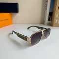 Louis Vuitton Metal Aviator Silver Lens Sunglasses for Men & Women - 493136