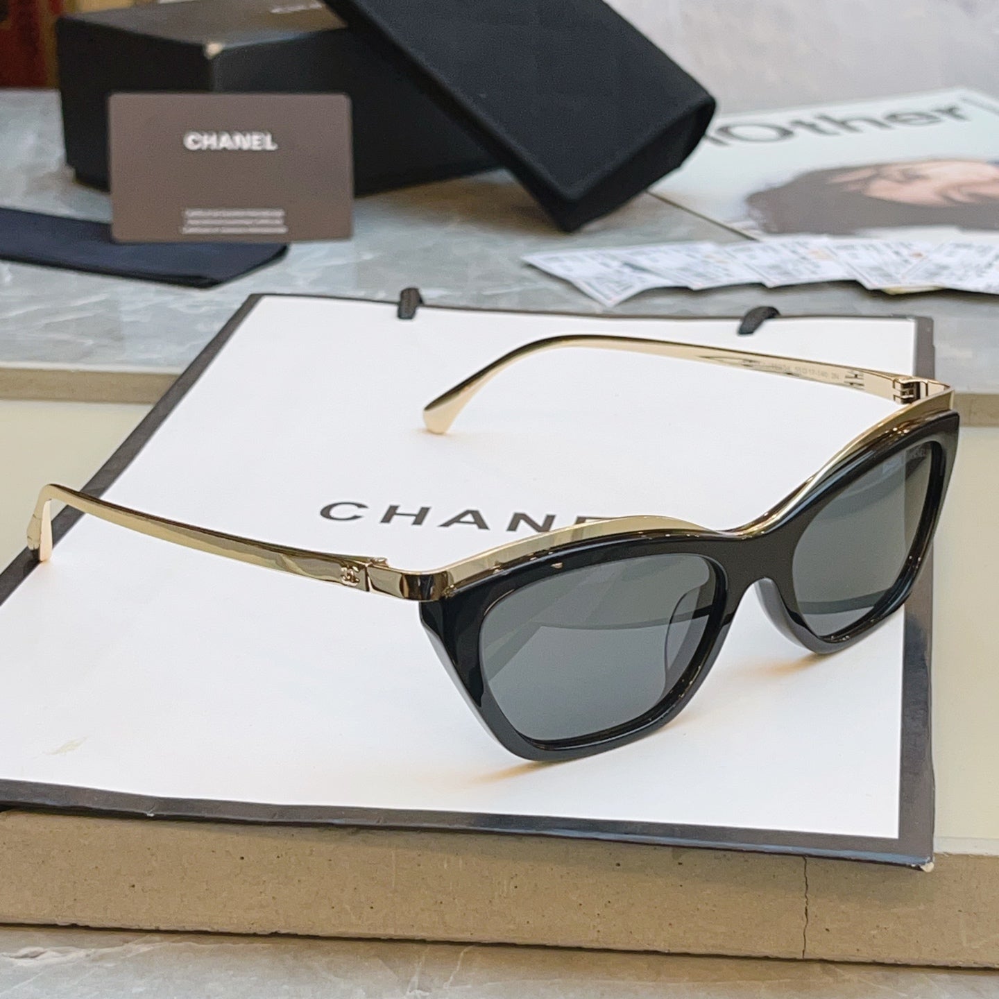 Chanel CH4299 Fashion Gray Lens Sunglasses for Men & Women