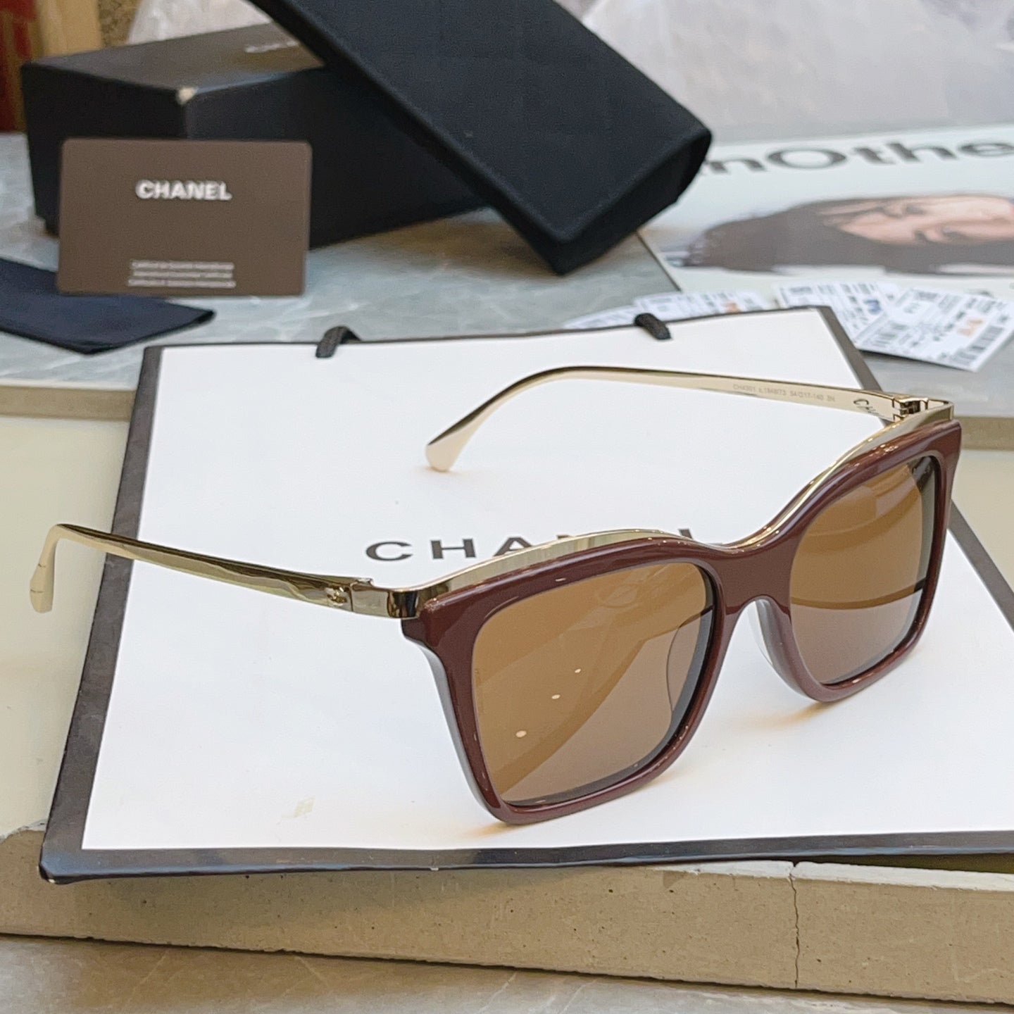 Chanel CH4301 Fashion Brown Lens Sunglasses for Men & Women - 493509 - detail image 3