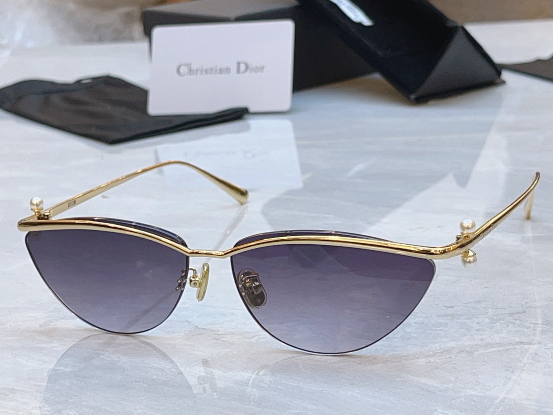 Dior DIORTRIBALES Fashion Blue Lens Sunglasses for Men & Women