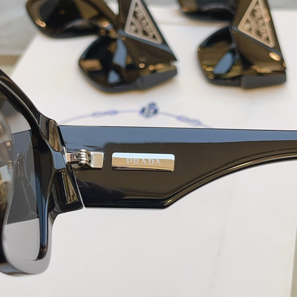 Prada SPR Fashion Gray Lens Sunglasses for Men & Women - detail image 4