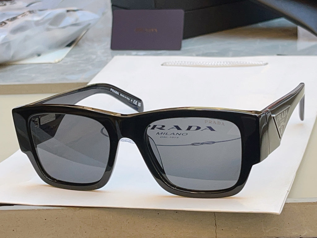 Prada SPR Fashion Gray Lens Sunglasses for Men & Women