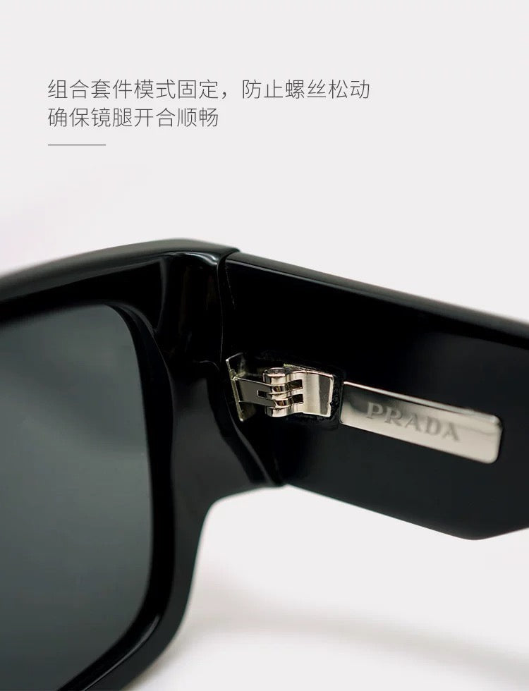 Prada SPR Fashion Black Lens Sunglasses for Men & Women - 487082 - detail image 5