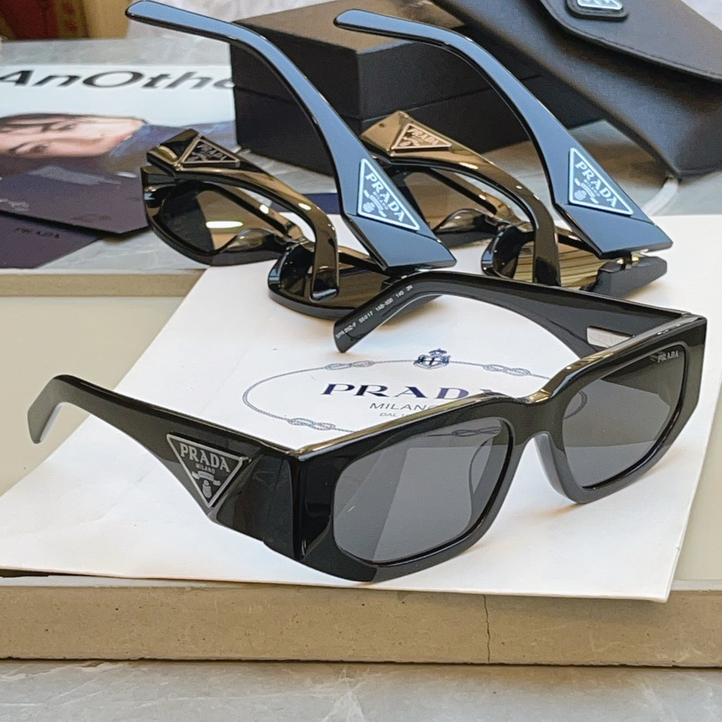 Prada SPR Fashion Blue Lens Sunglasses for Men & Women - detail image 3