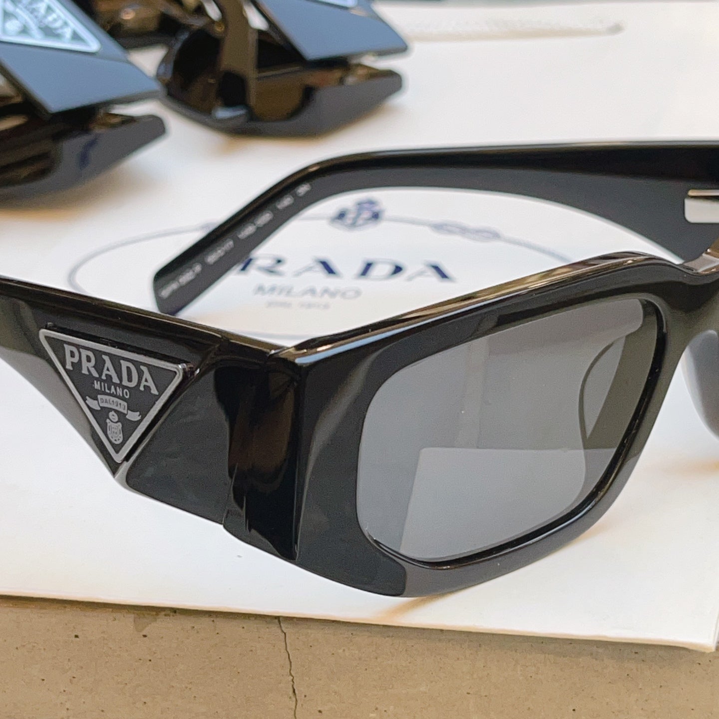 Prada SPR Fashion Blue Lens Sunglasses for Men & Women - detail image 9
