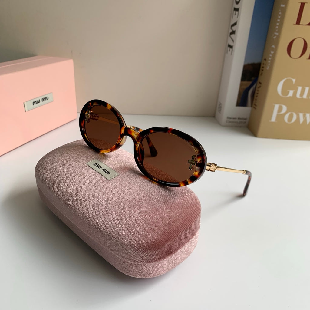 Miu Miu Square Brown Lens Sunglasses for Men & Women - 487620 - detail image 4