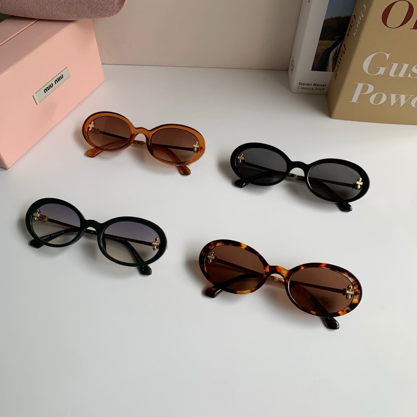 Miu Miu Square Silver Lens Sunglasses for Men & Women - 487621 - detail image 9