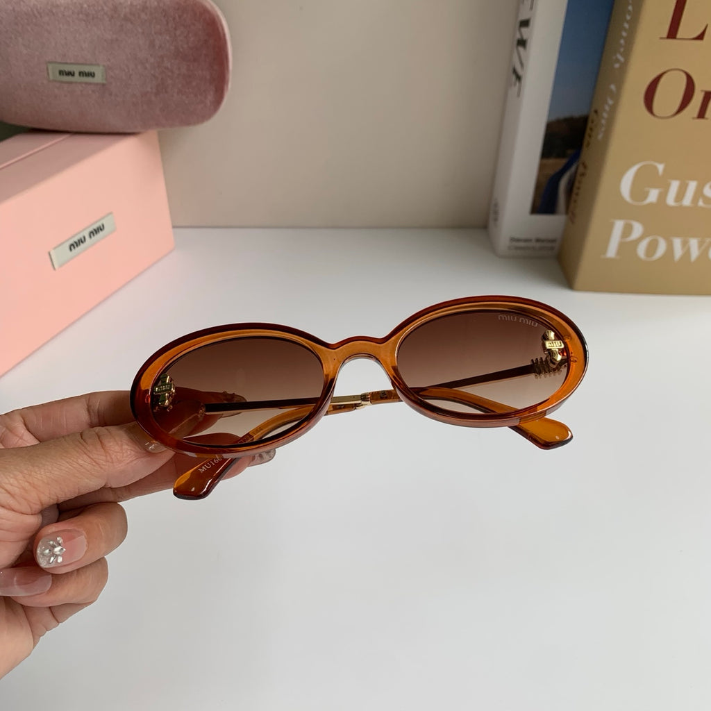 Miu Miu Square Brown Lens Sunglasses for Men & Women - 487622 - detail image 4