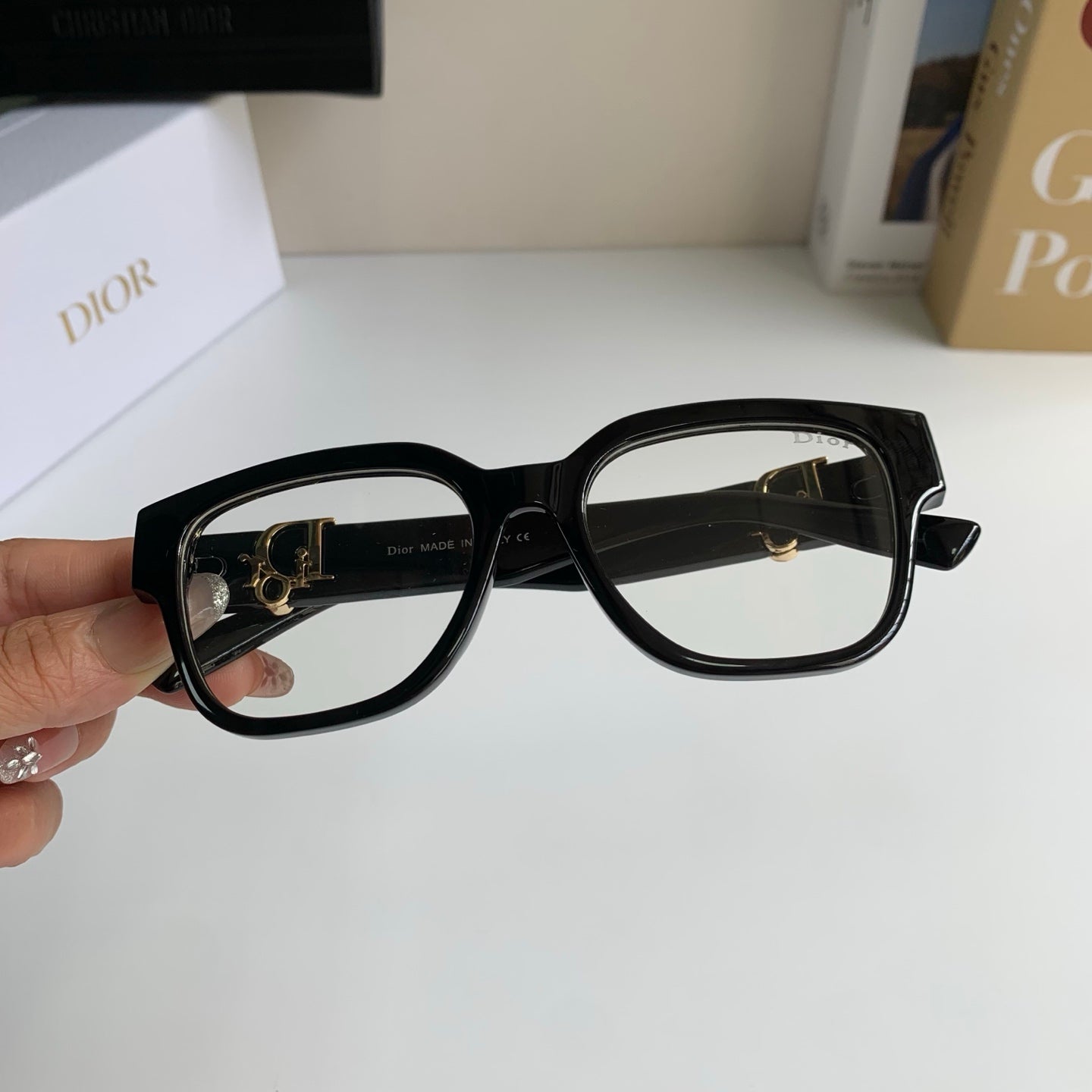 Dior Square Silver Lens Sunglasses for Men & Women - 486769 - detail image 4