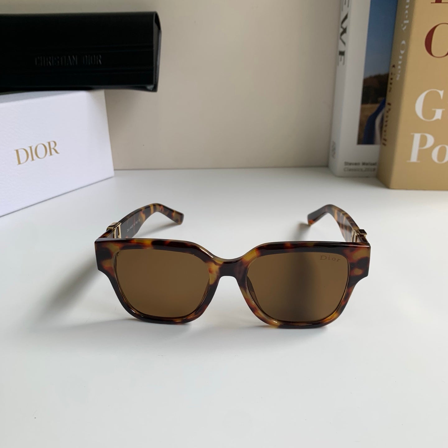 Dior Square Brown Lens Sunglasses for Men & Women - detail image 5