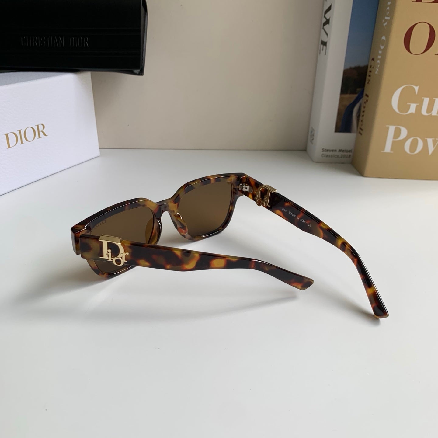 Dior Square Brown Lens Sunglasses for Men & Women - detail image 6
