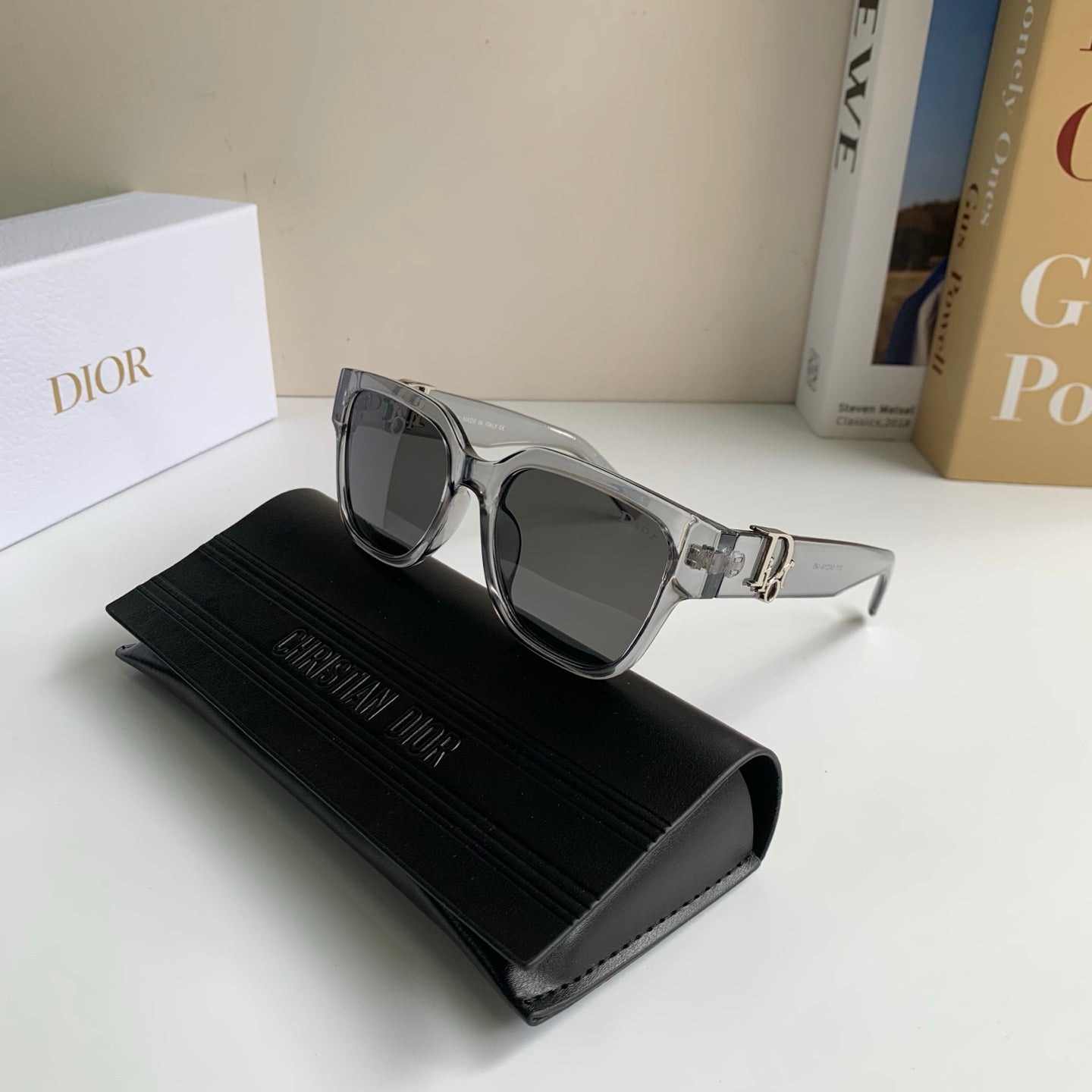 Dior Square Silver Lens Sunglasses for Men & Women - 486771 - detail image 4
