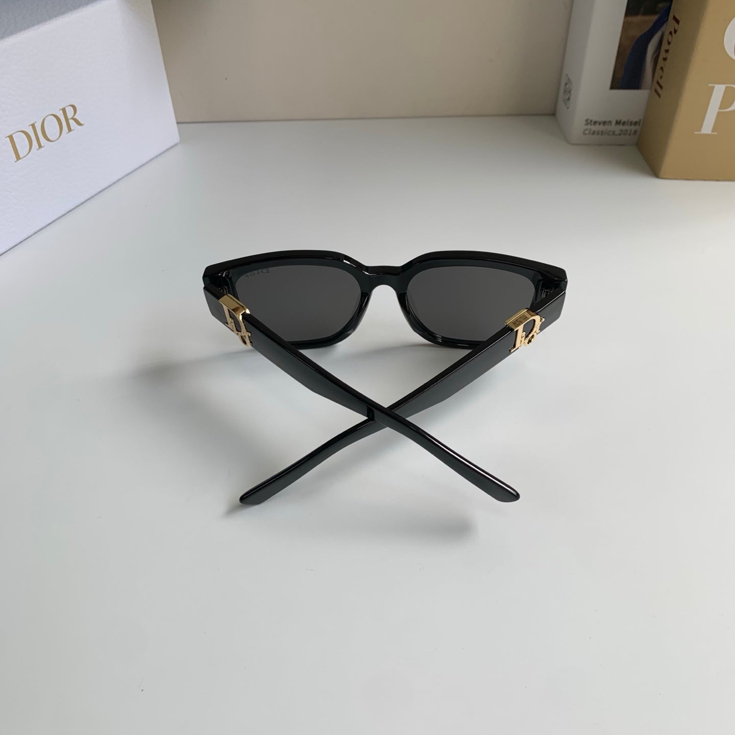 Dior Square Black Lens Sunglasses for Men & Women - 486772 - detail image 6